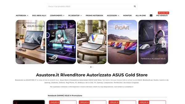 Anteprima del sito Asustore