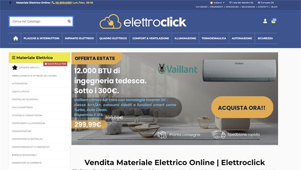 Anteprima del sito Elettroclick