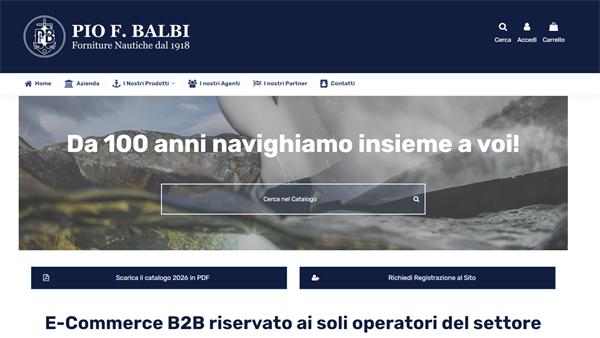 Anteprima del sito Pio Balbi