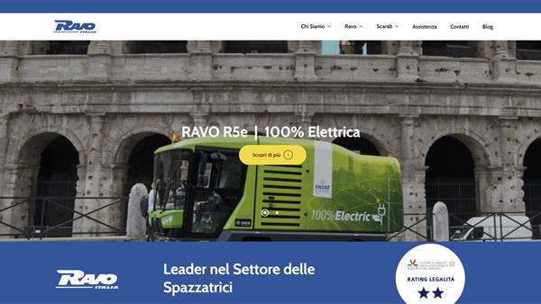 Anteprima del sito Ravo Spa